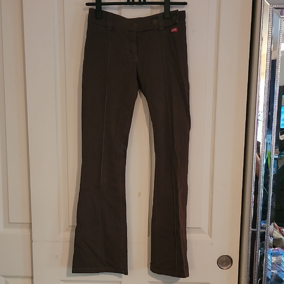 Miss Sixty Pants - Brown Flared Pants